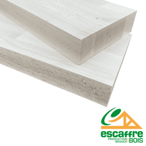 Tablette - HETRE LAMELLE COLLE - ép. 44 mm - panneau de 4.50 ml x 1.10 ml